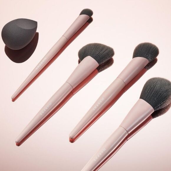 Morphe Face Shaping Essentials Bamboo & Charcoal Infused Face Brush Set - Picture 3 of 8